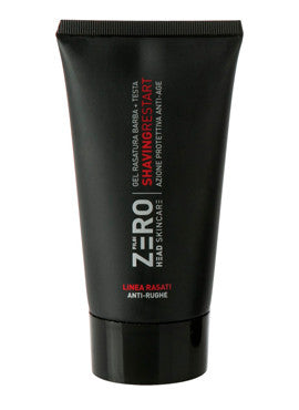 Zero headskincare gel rasatura shaving restart anti rughe testa e viso 150 ml